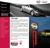 Example of the website we bespoke designed for JFE Nissan, a client based in Devon