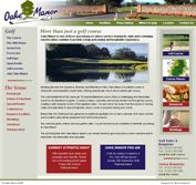Example of our Web-Design UK web site Oake Manor, for the client based in Somerset