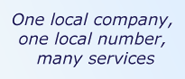 One local company, one local number, many services from Web-Design UK (BlueShift Internet Ltd)